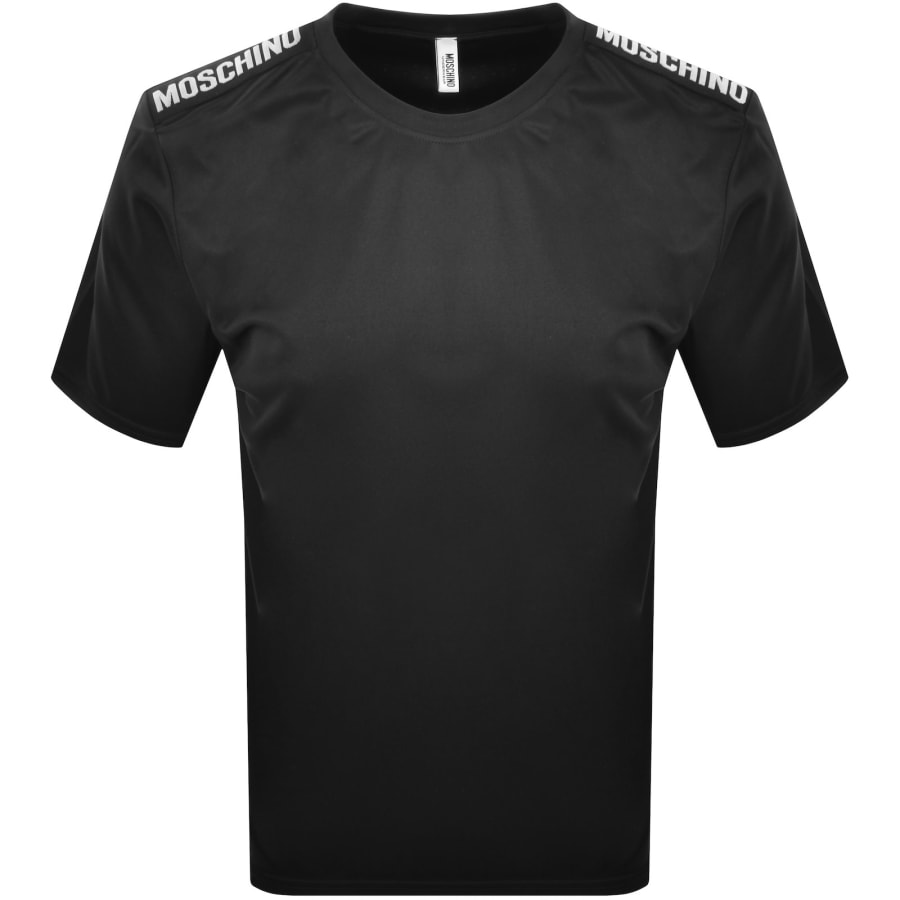 Moschino logo-print Cotton T-shirt | Black | FARFETCH